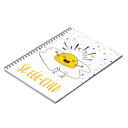 Gefeliciteerd, nieuwe baan nieuw ei notitieboek (Linkerzijde)