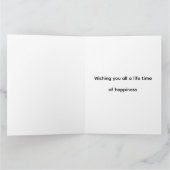 Gefeliciteerd Nieuwe Baby Boy Beer Personaliseer K Kaart (Binnen)