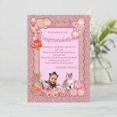 Gefeliciteerd, nieuwe Baby Girl Kaart (Staand voorkant)