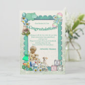 Gefeliciteerd Nieuwe Baby Kaart (Staand voorkant)