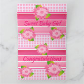 Gefeliciteerd nieuwe baby kaart (Binnen)