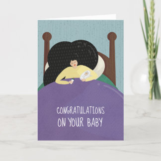 Gefeliciteerd Nieuwe Baby Kaart (leeg)