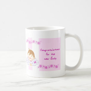 Gefeliciteerd, nieuwe baby koffiemok