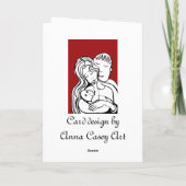 Gefeliciteerd - nieuwe babykaart kaart (Achterkant)