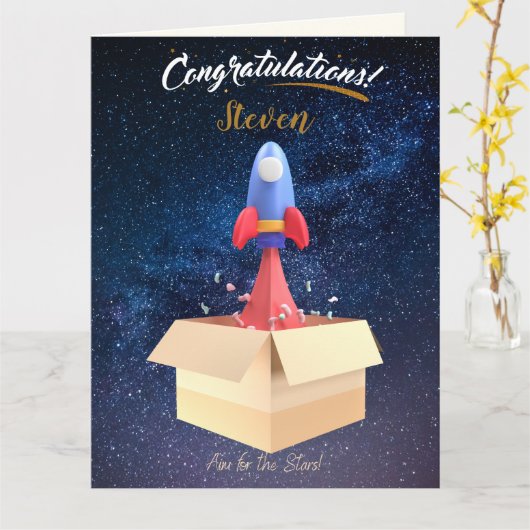 Gefeliciteerd/Nieuwe Bedrijfs Functioneel Kaart (Gele Bloem)