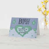 Gefeliciteerd nieuwe grootouder Kaart (Gele Bloem)