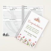 Gefeliciteerd Nieuwe Home Familienaam Jaar Recept Notitieboek (Binnen)