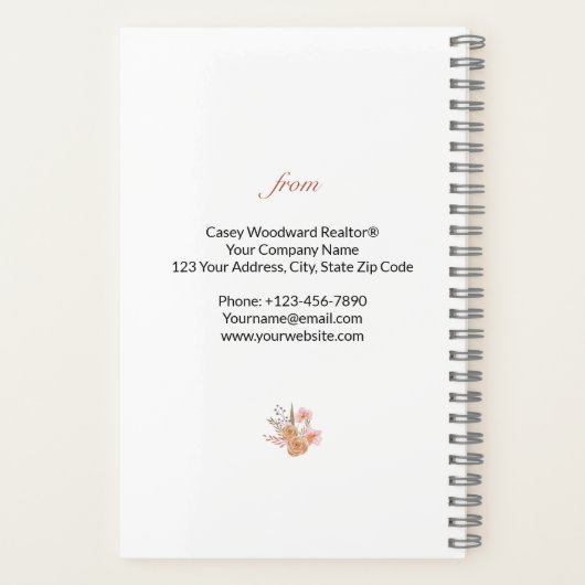 Gefeliciteerd Nieuwe Home Familienaam Jaar Recept Notitieboek (Achterkant)