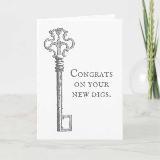 Gefeliciteerd Nieuwe Home Grappig  Sjabloon (Voorkant)