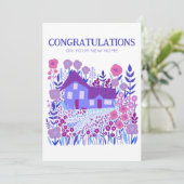 GEFELICITEERD Nieuwe Home Housewarming Boerderij Kaart (Staand voorkant)