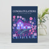 GEFELICITEERD Nieuwe Home Housewarming Boerderij Kaart (Staand voorkant)