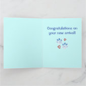 Gefeliciteerd Nieuwe Hondennaam  Bowl Kaart (Binnen)