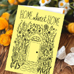 Gefeliciteerd Nieuwe Huis Tuin Deur Custom Kaart<br><div class="desc">Beschikbaar als digitale download om snel te e-mailen en op te slaan op de verzendkosten. Zoete tekening van een voordeur en tuin om iemand te feliciteren met hun nieuwe huis of hen te verwelkomen in de buurt! Klik op "Personaliseren" hierboven om de tekst te bewerken. Klik vervolgens op "Bewerken met...</div>