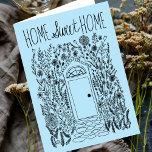 Gefeliciteerd Nieuwe Huis Tuin Deur Custom Kaart<br><div class="desc">Beschikbaar als digitale download om snel te e-mailen en op te slaan op de verzendkosten. Zoete tekening van een voordeur en tuin om iemand te feliciteren met hun nieuwe huis of hen te verwelkomen in de buurt! Klik op "Personaliseren" hierboven om de tekst te bewerken. Klik vervolgens op "Bewerken met...</div>