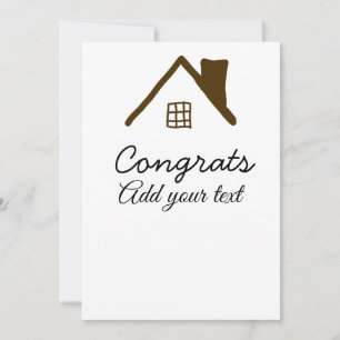 Gefeliciteerd nieuwe huiseigenaar real estate inhu kaart
