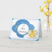 Gefeliciteerd, nieuwe kleinzoon Wenskaart Kaart (Gele Bloem)