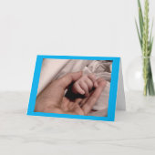 Gefeliciteerd Nieuwe mama en Baby Boy Moederdag Kaart (Voorkant)