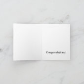 Gefeliciteerd Nieuwe Moeder Het Is Een Jongen Dama Kaart (Binnen)