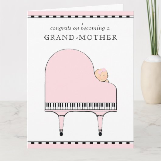 Gefeliciteerd Nieuwe Oma Kaart (Voorkant)