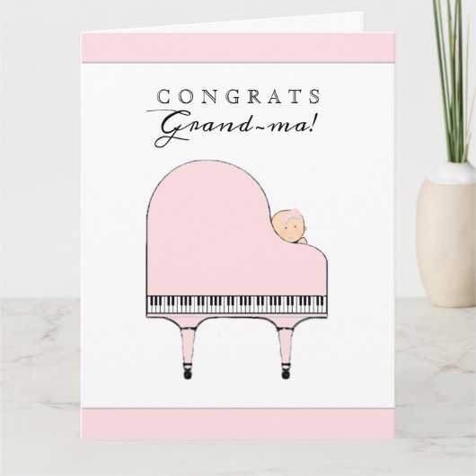 Gefeliciteerd nieuwe oma kaart (Voorkant)