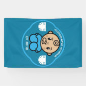 Gefeliciteerd nieuwe ouders baby spandoek (Horizontaal)