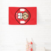 Gefeliciteerd nieuwe ouders baby spandoek (Insitu)