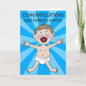 Gefeliciteerd nieuwe ouders Kaart (Voorkant)