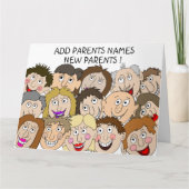 Gefeliciteerd nieuwe ouders kaart (Voorkant)