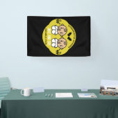 Gefeliciteerd nieuwe ouders van een tweeling spandoek (Beurs)