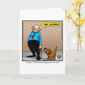 Gefeliciteerd Nieuwe Pet Humor Groet Catd Kaart (Gele Bloem)