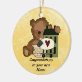 Gefeliciteerd Nieuwe startpagina Keramisch Ornament (Links)