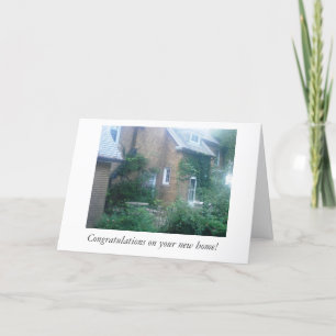 Gefeliciteerd/nieuwe thuiskaart kaart