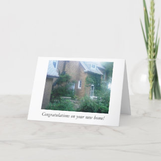 Gefeliciteerd/nieuwe thuiskaart kaart