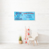 Gefeliciteerd Nurse Afstuderen Blue Modern Funny Spandoek (Insitu)