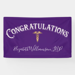Gefeliciteerd Nurse Practitioner Medisch Afstudeer Spandoek