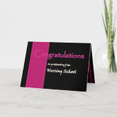 Gefeliciteerd - Nursing School Afstuderen Kaart (Voorkant)
