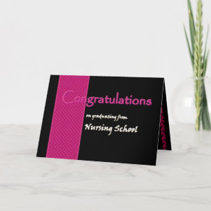 Gefeliciteerd - Nursing School Afstuderen Kaart