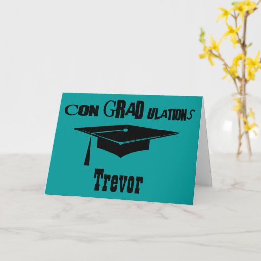 Gefeliciteerd of Gefeliciteerd Kaart (Gele Bloem)