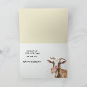 Gefeliciteerd, officieel oude geit waar we van hou kaart (Binnen)