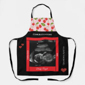 Gefeliciteerd oma, Sonogram Baby komt eraan Schort (Voorkant)