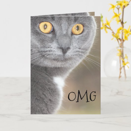 Gefeliciteerd OMG Kaart (Gele Bloem)