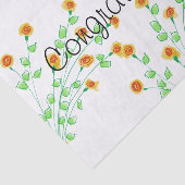 Gefeliciteerd ontwerper Tissue Paper Tissuepapier (Detail)