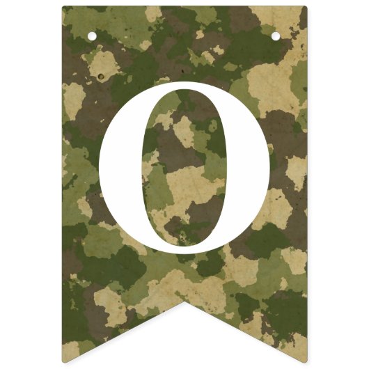 GEFELICITEERD! op CAMOUFLAGE Vlaggetjes (Tweede vlag)