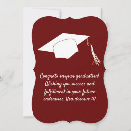 Gefeliciteerd op je afstuderen kaart