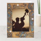 Gefeliciteerd op jullie trouwdag Antieke skeletsle Kaart (Voorkant)