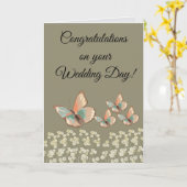 Gefeliciteerd op jullie trouwdag kaart (Gele Bloem)