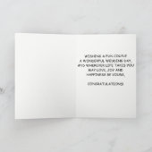 Gefeliciteerd op jullie trouwdag voor een leuk ste kaart (Binnen)