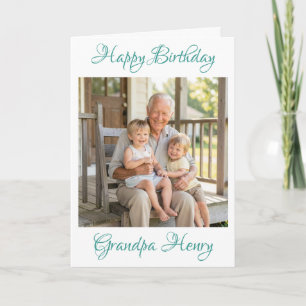 Gefeliciteerd Opa Foto Sjabloon Persoonlijk