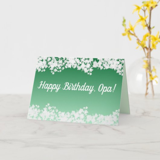 Gefeliciteerd, Opa! Kaart (Gele Bloem)