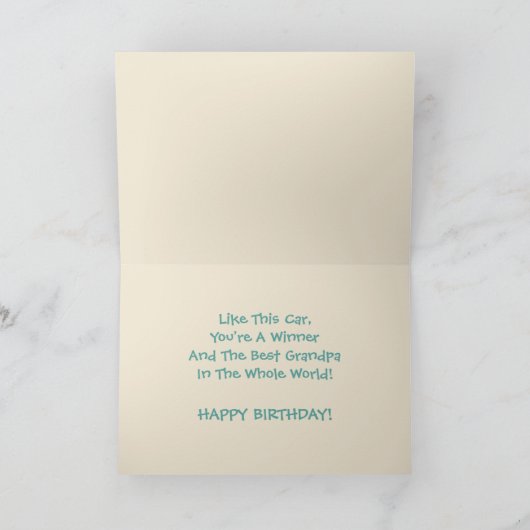 "Gefeliciteerd, opa" Kaart (Binnen)